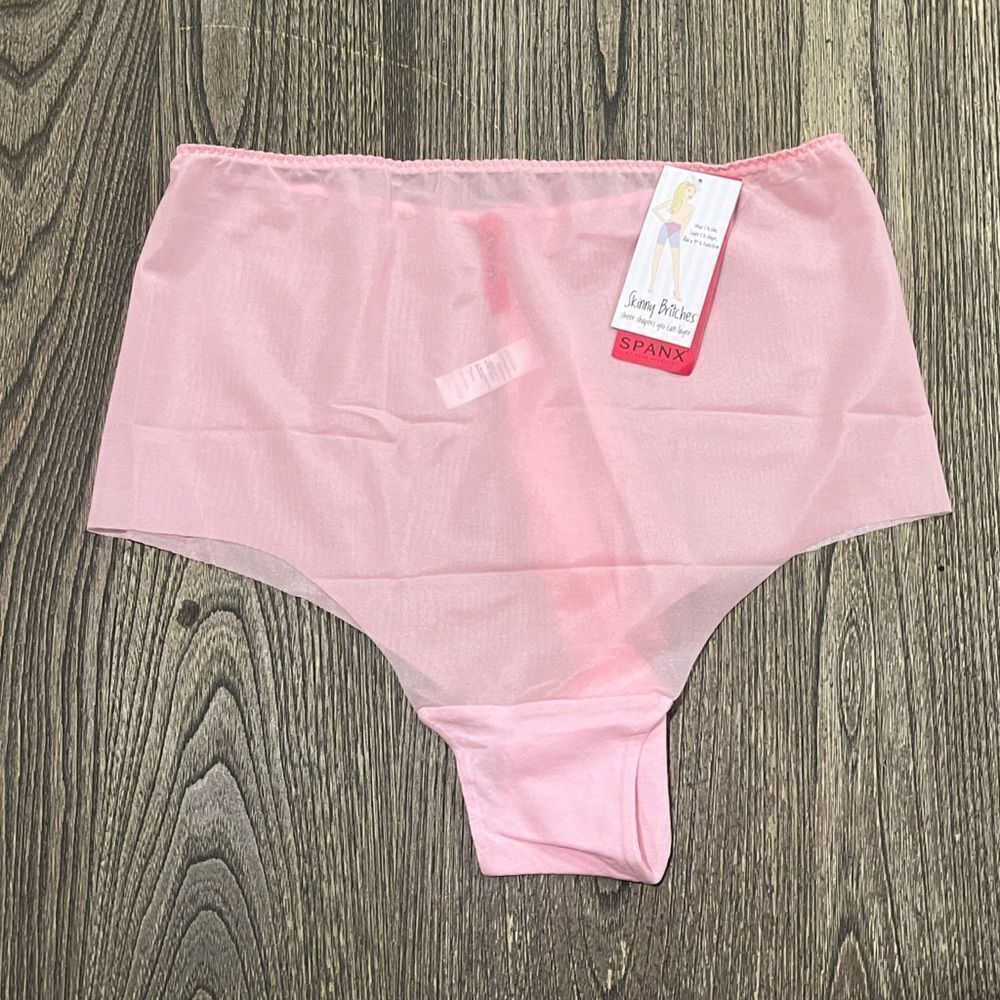 NWT Spanx Skinny Britches Hipster Panty Sheer Shaper Underwear Gloss Size 1X